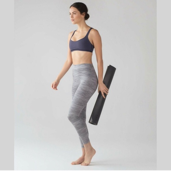 Lululemon High Times 7/8 Pant Space Dye Seal Gray - Picture 1 of 11